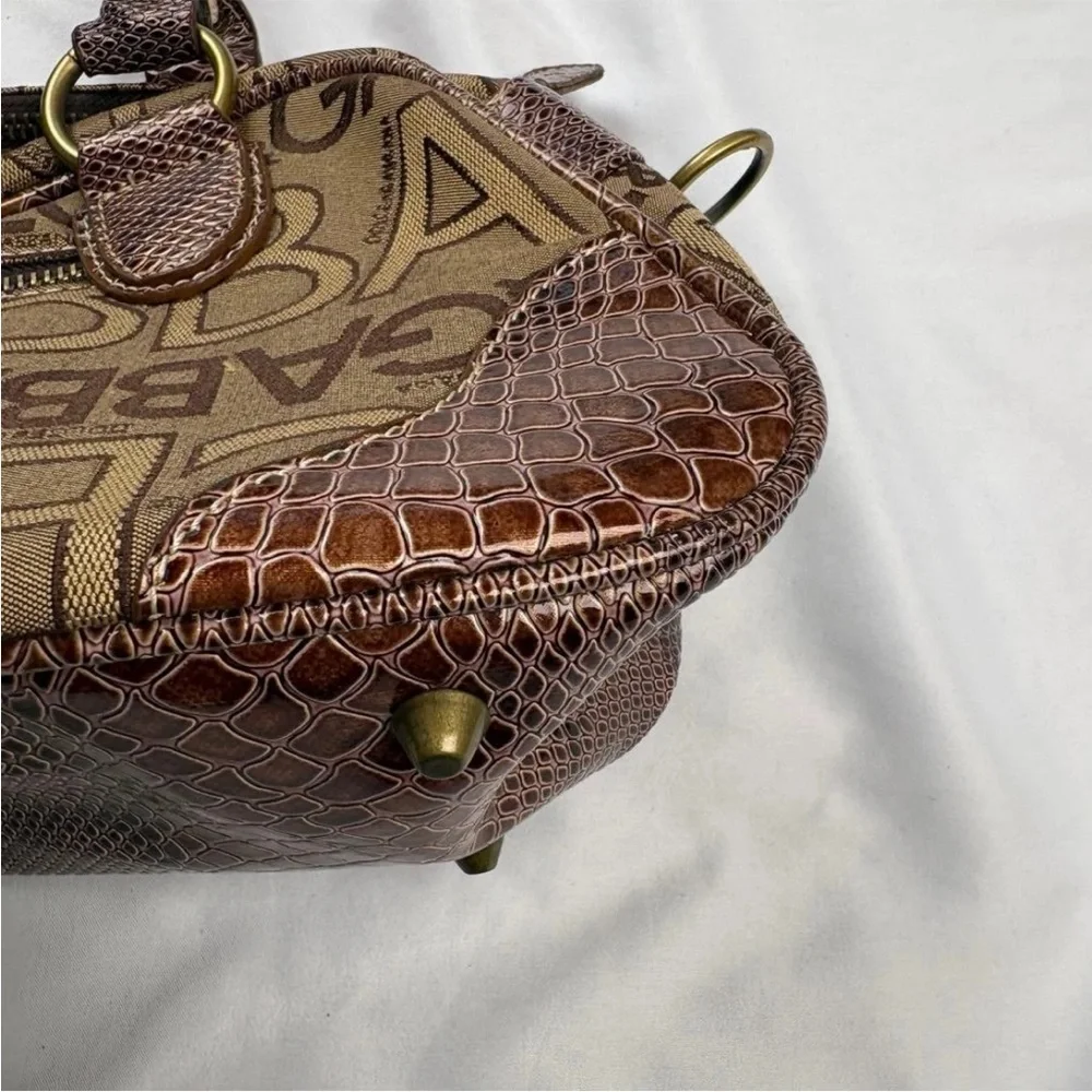 Dolce & Gabbana Brown Logo Shoulder Bag - Picture 7 of 10